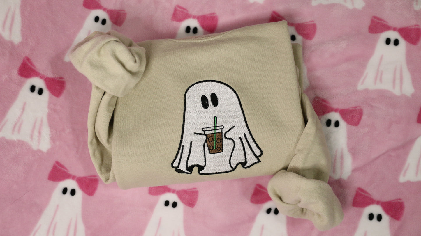 Ghost with an Iced Coffee