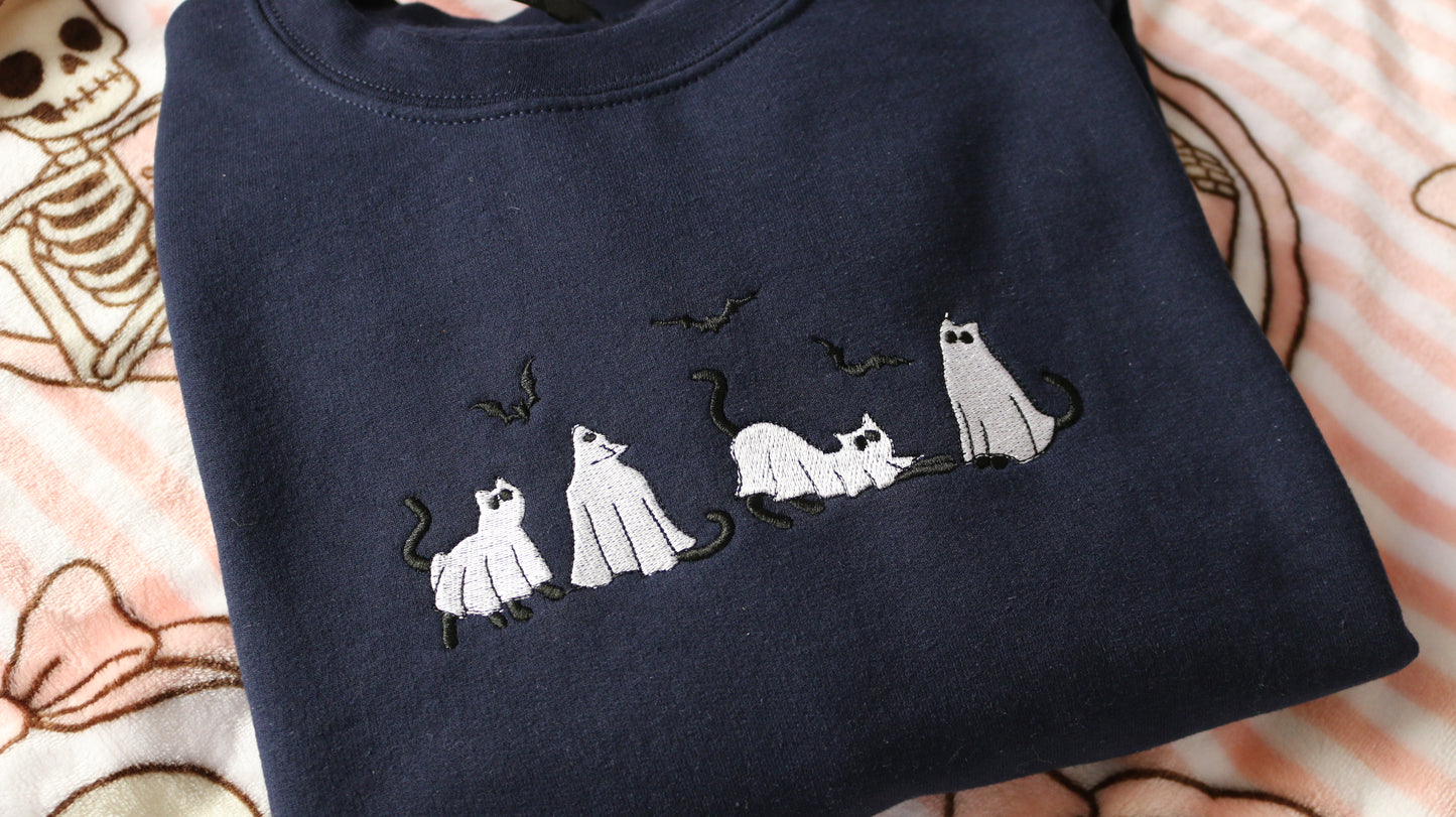 Spooky Ghost Cats