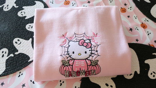 Hello Kitty Pink Skeleton