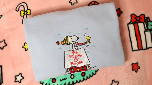 Snoopy & Woodstock Be Merry & Bright