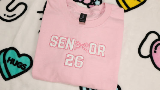Pink Bow Senior 26
