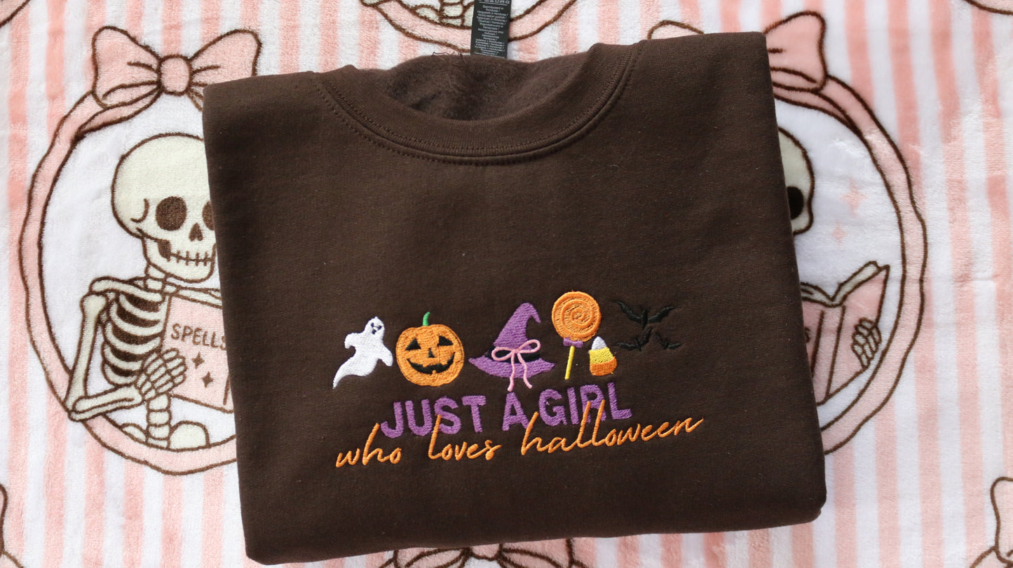 Just A Girl Who Loves Halloween