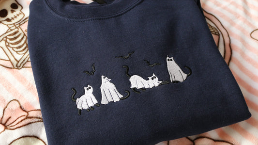 Spooky Ghost Cats